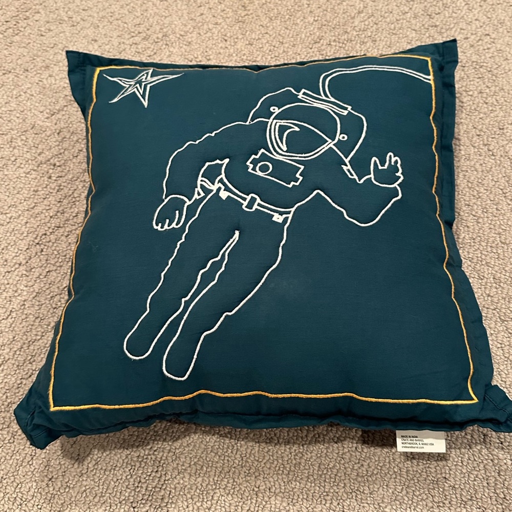 Crate Kids Astronaut Pillow